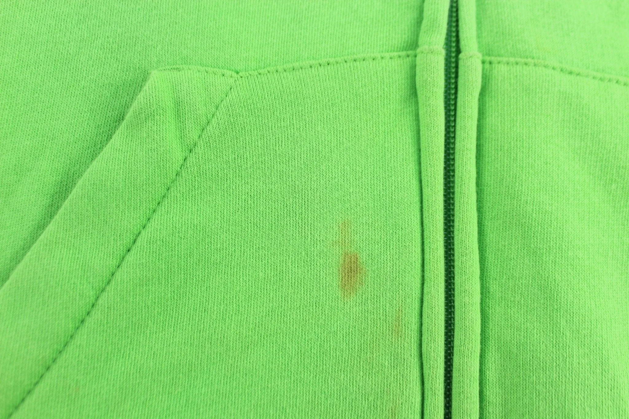 Y2K Nike Air Embroidered Logo Green Full Zip Hoodie - Image 5