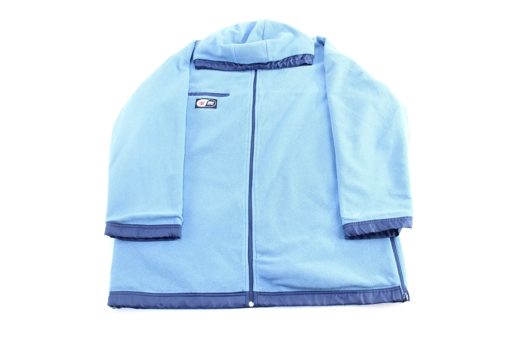 Y2K Nike Basketball Logo Reversible Hooded Zip Up Jacket - Image 3