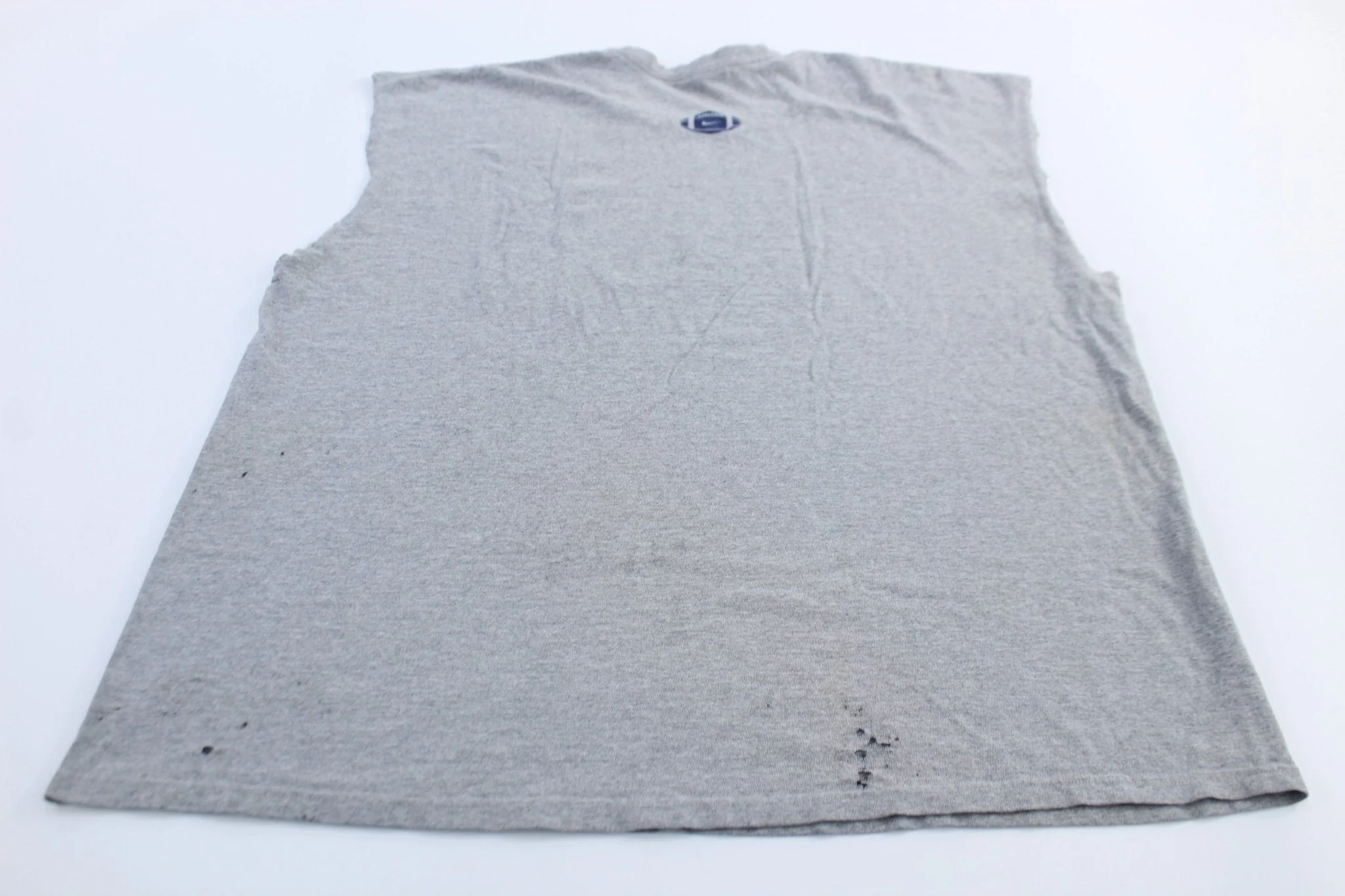 Y2K Nike Center Swoosh Logo University of Michigan Football Camp Tank Top - Image 2