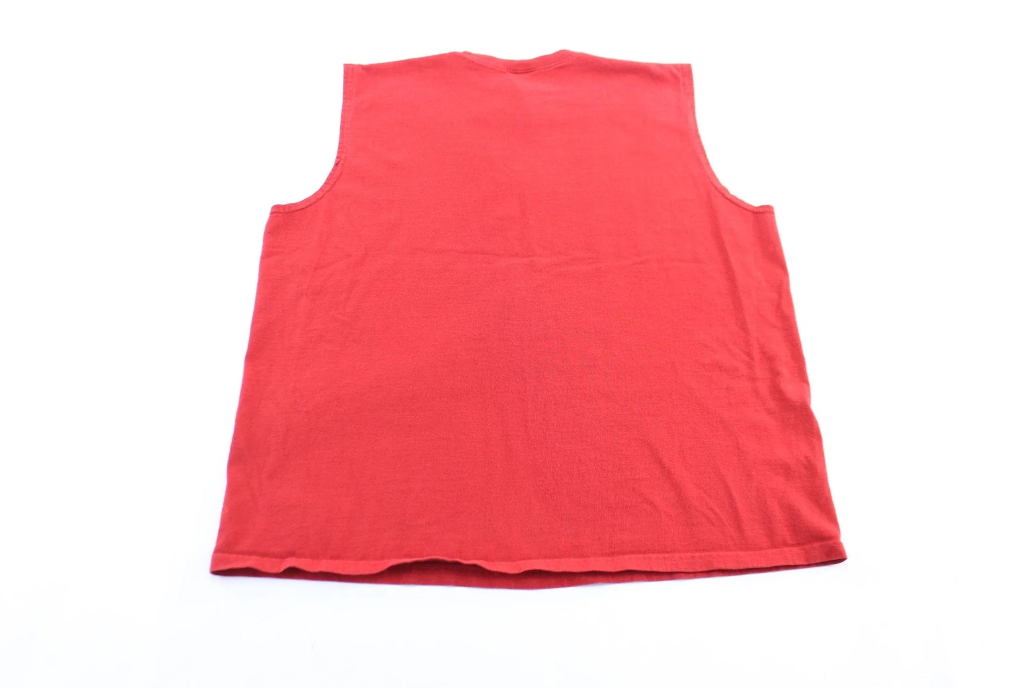 Y2K Nike Embroidered Logo Red Basketball Tank Top - Image 2