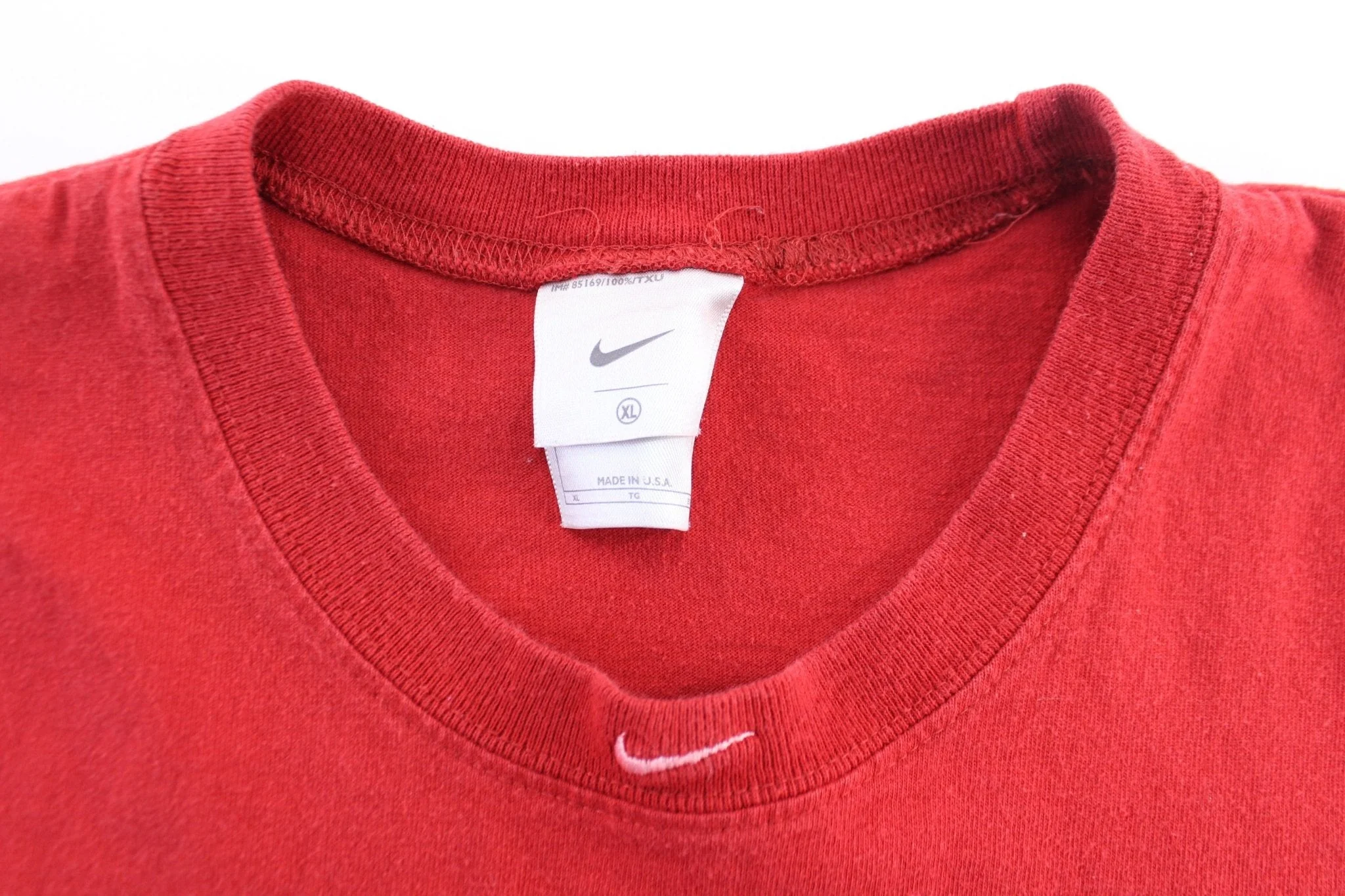 Y2K Nike Embroidered Logo Red Basketball Tank Top - Image 3