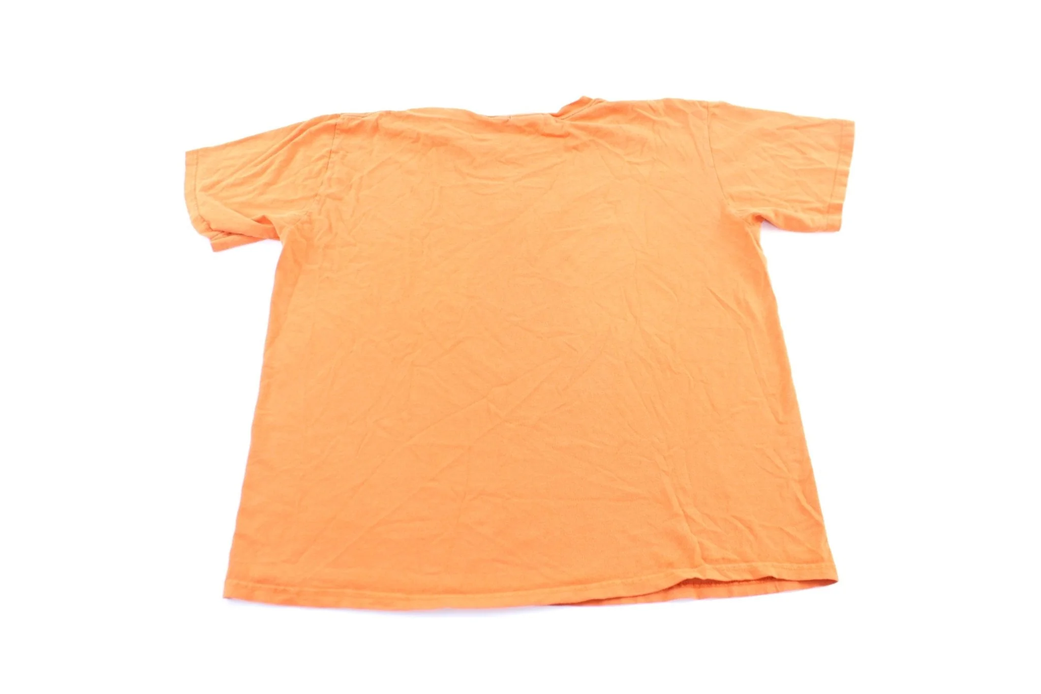 Y2K Nike Logo Orange & Grey T-Shirt - Image 2
