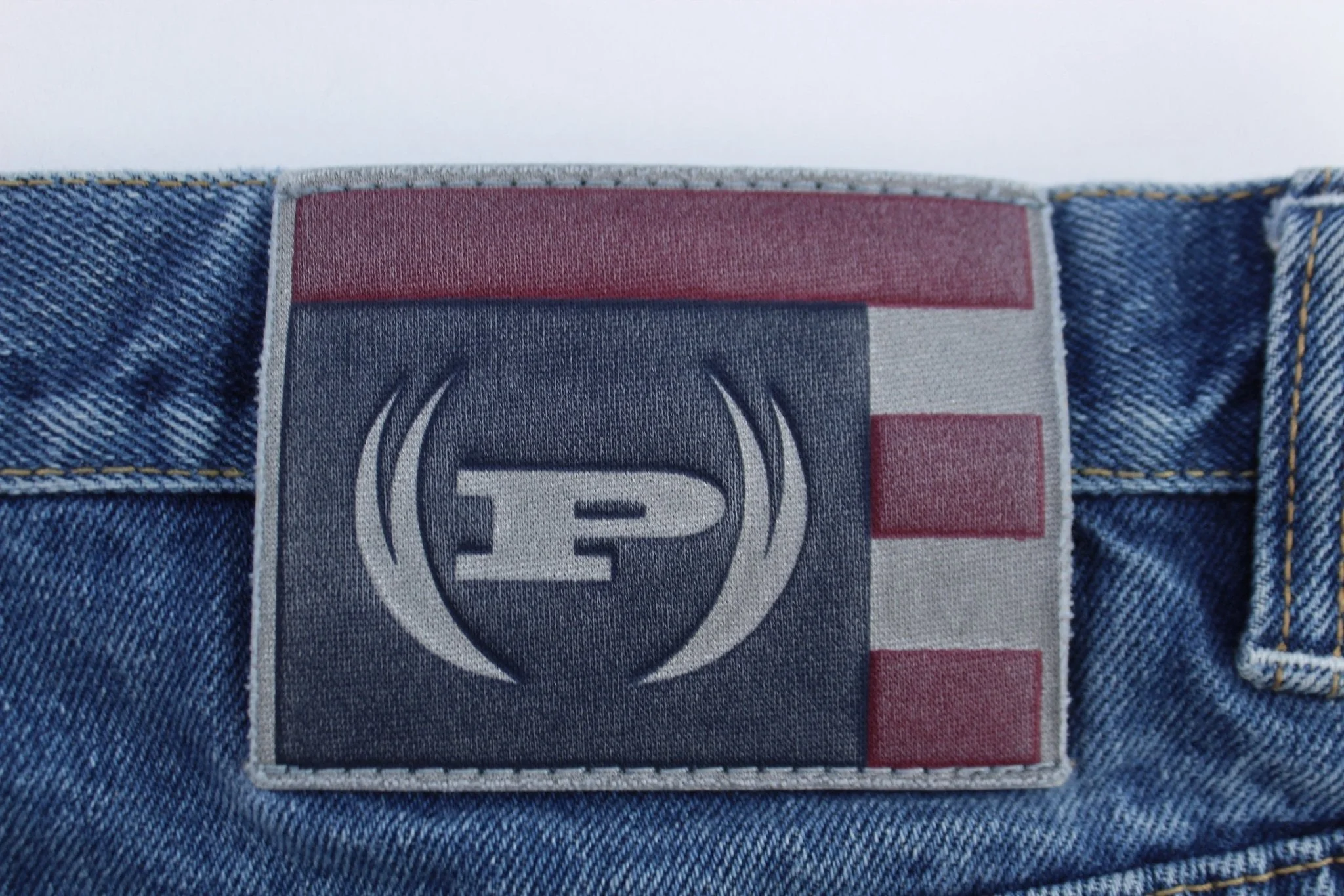 Y2K Phat Dark Wash Denim Shorts - Image 3