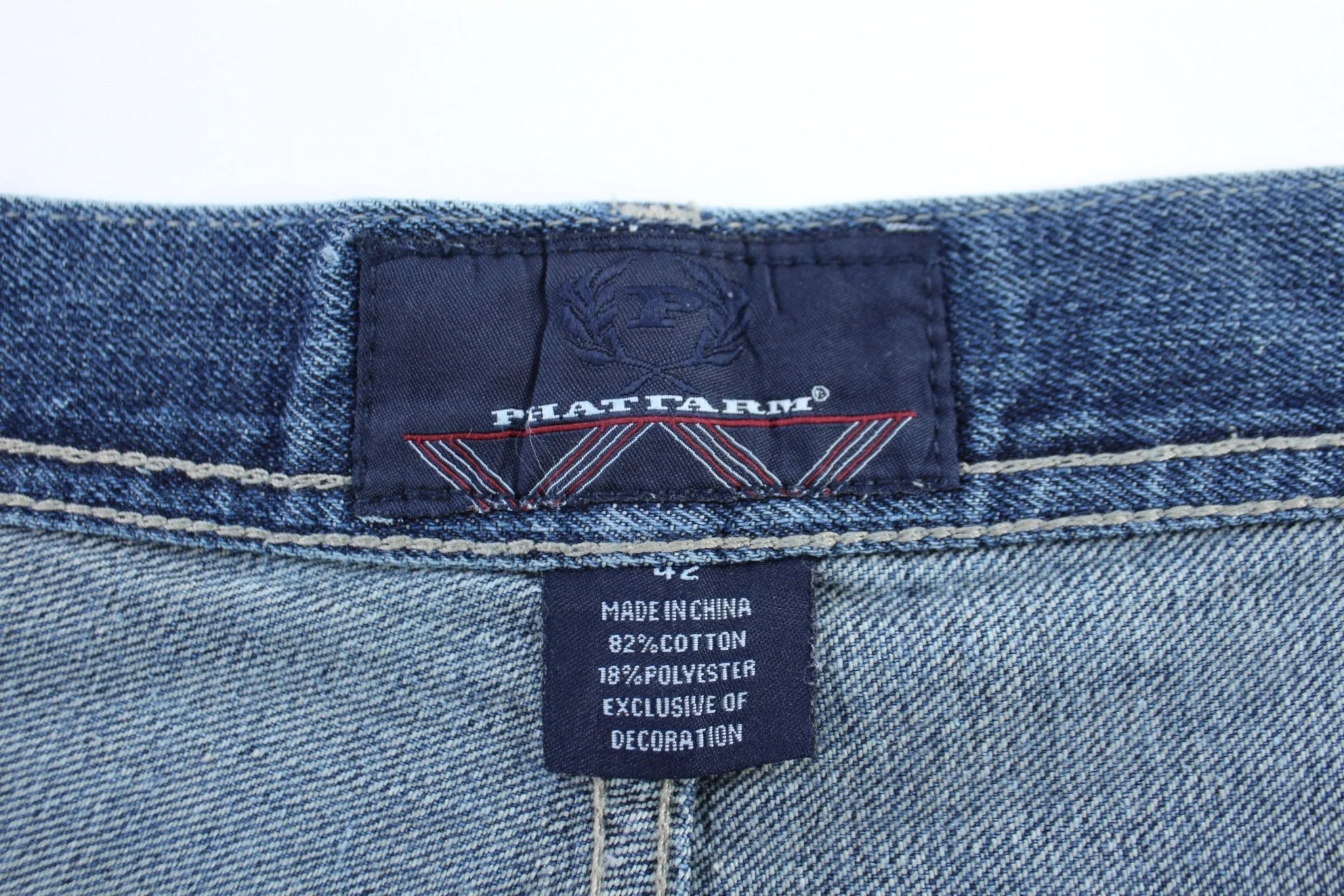 Y2K Phat Farm Dark Blue Denim Shorts - Image 3