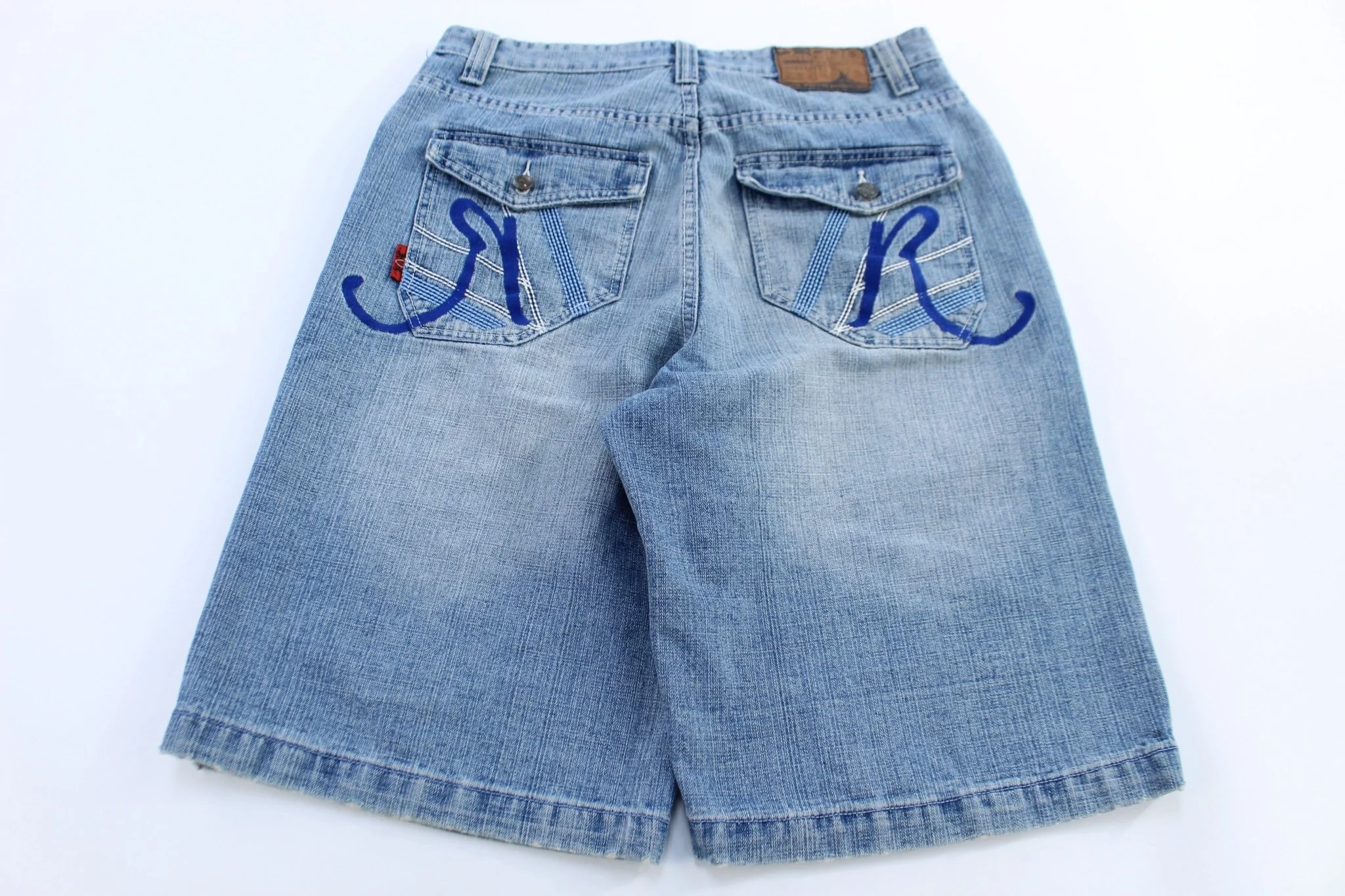 Y2K R.BBQ Light Wash Denim Shorts