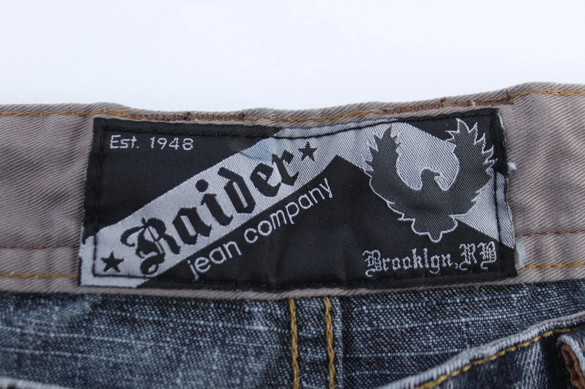 Y2K Raider Dark Wash Denim Jeans - Image 4