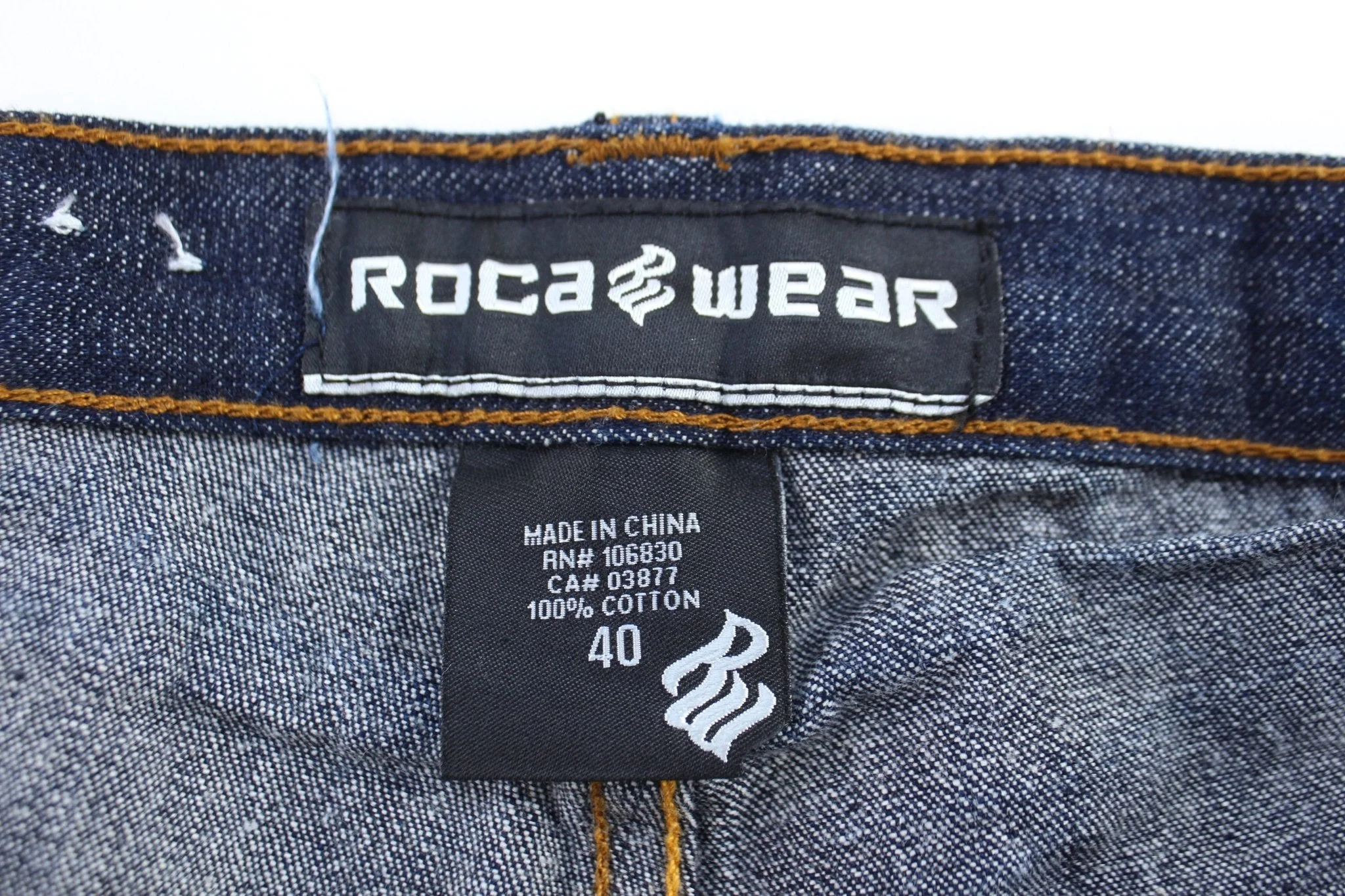 Y2K Rocawear Dark Denim Shorts - Image 4