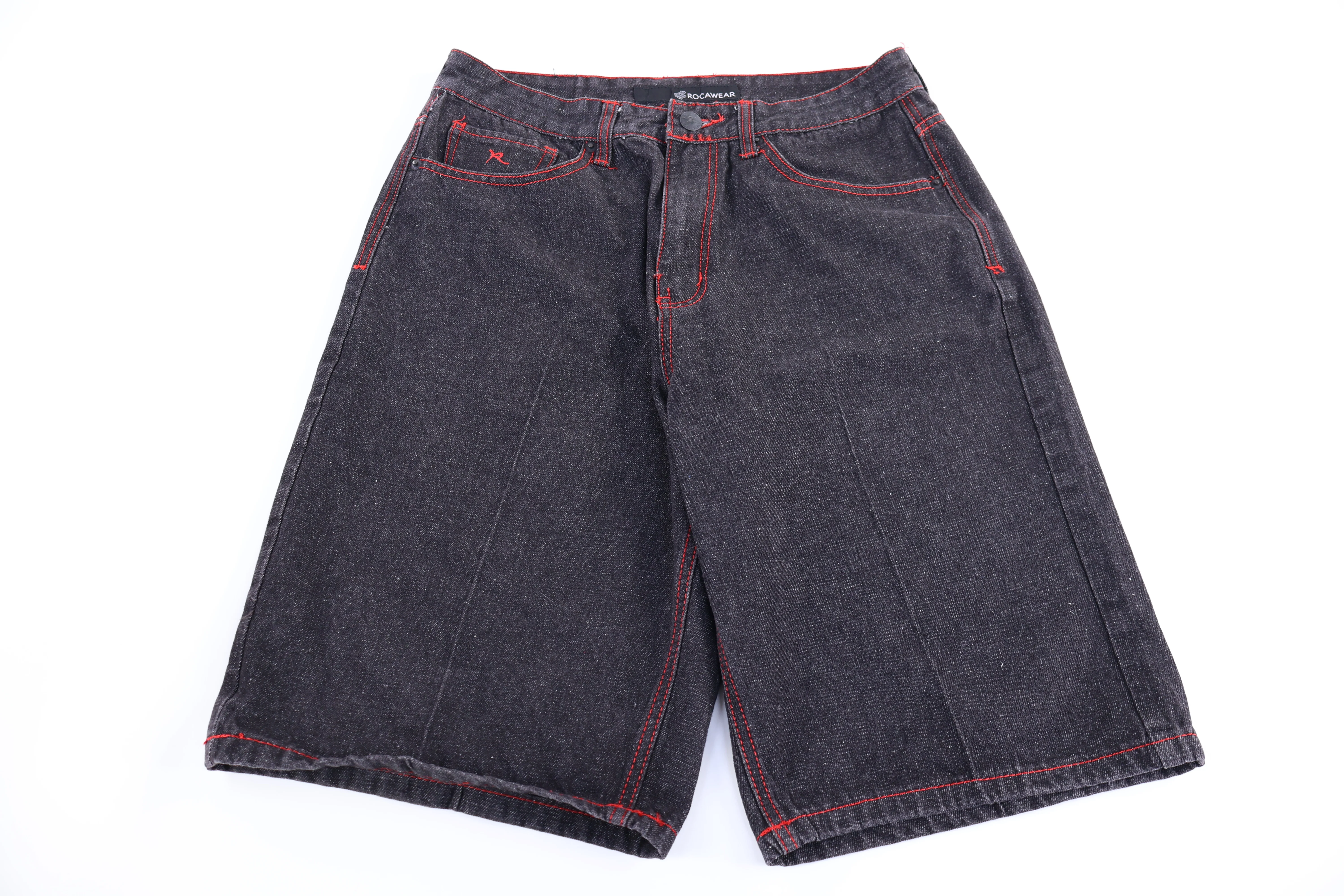 Y2K Rocawear Dark Wash Denim Shorts - Image 2