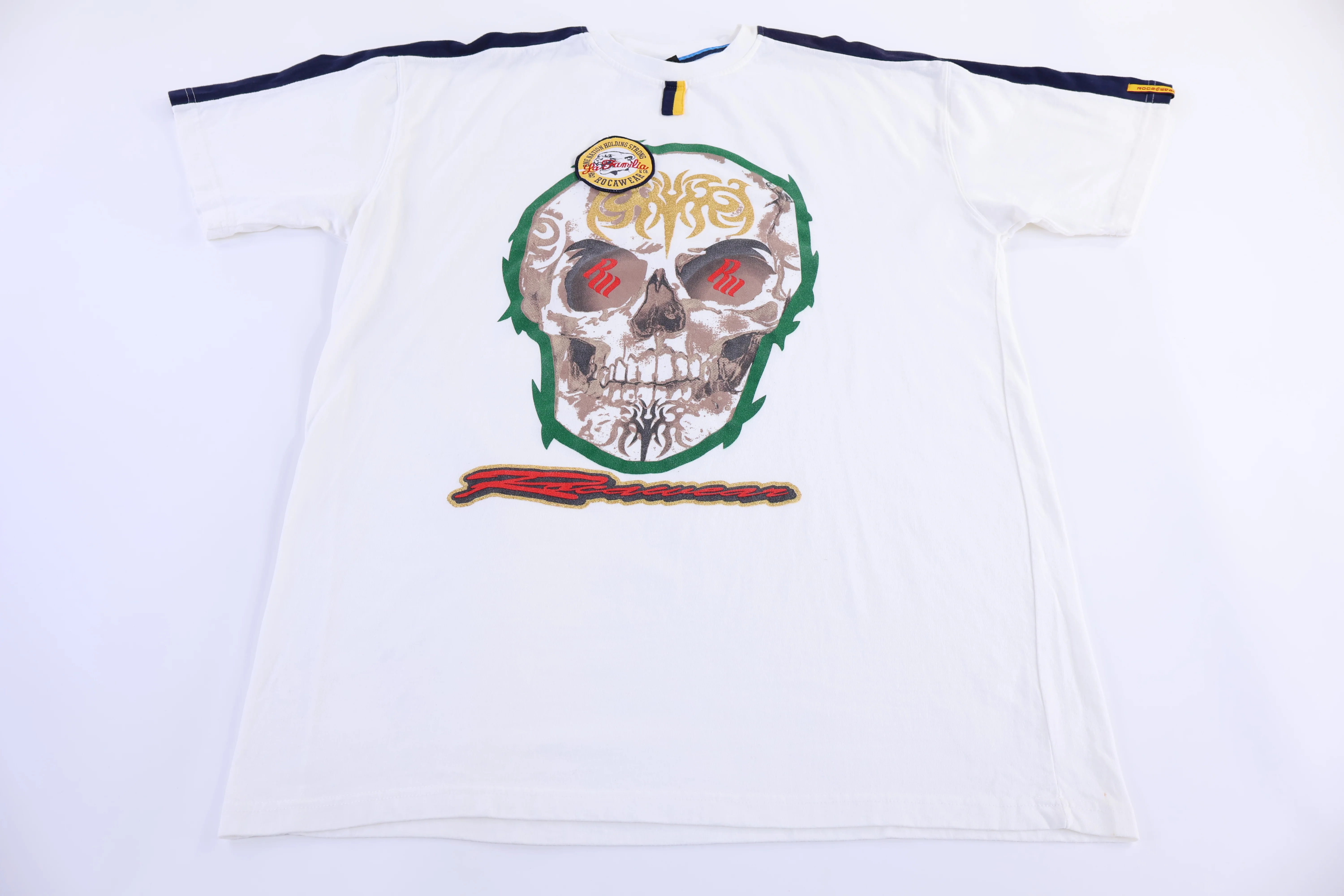 Y2K Rocawear Skull Graphic T-shirt