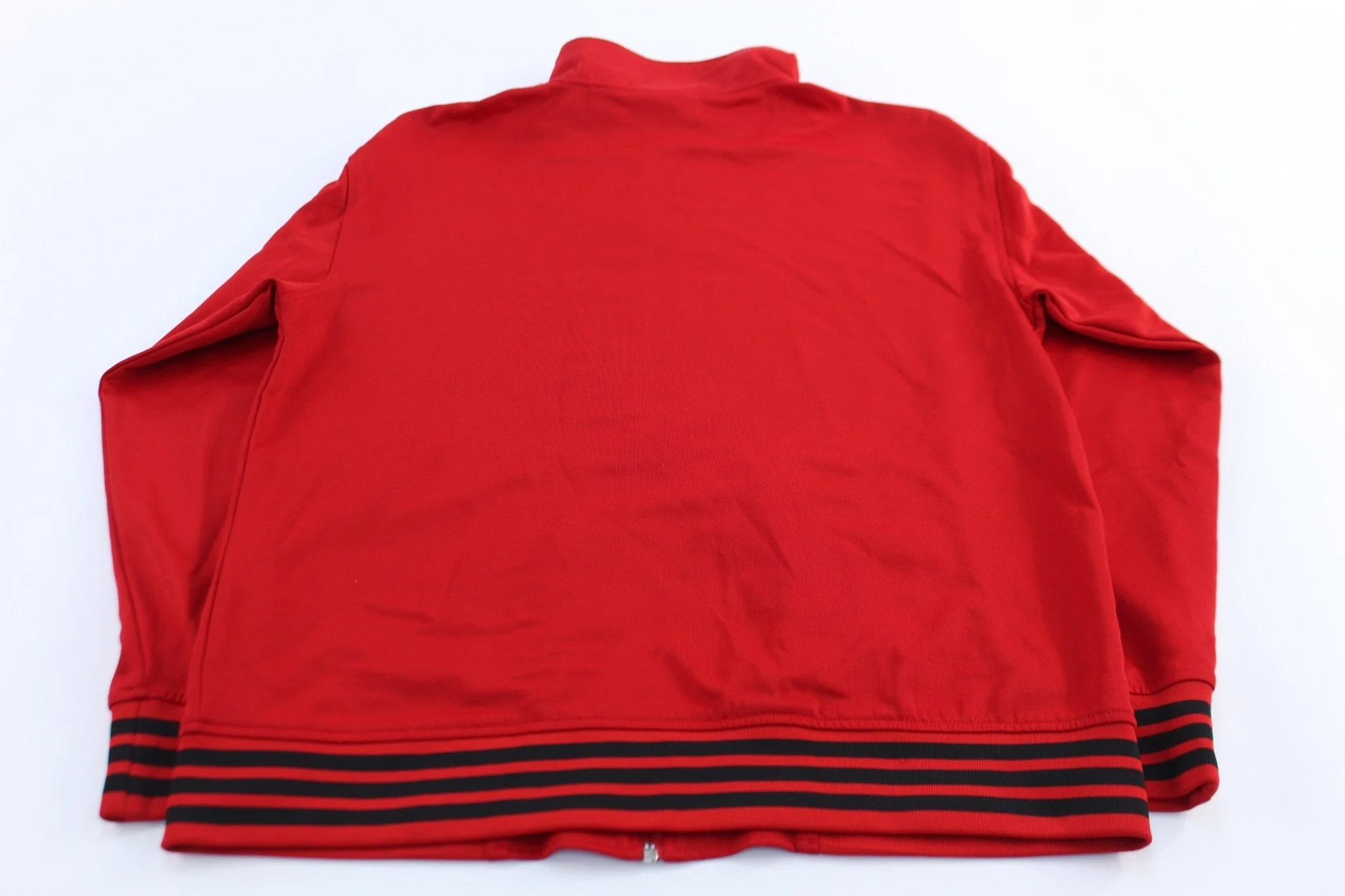 Y2K SouthPole Embroidered Logo Red & Black Track Jacket - Image 2