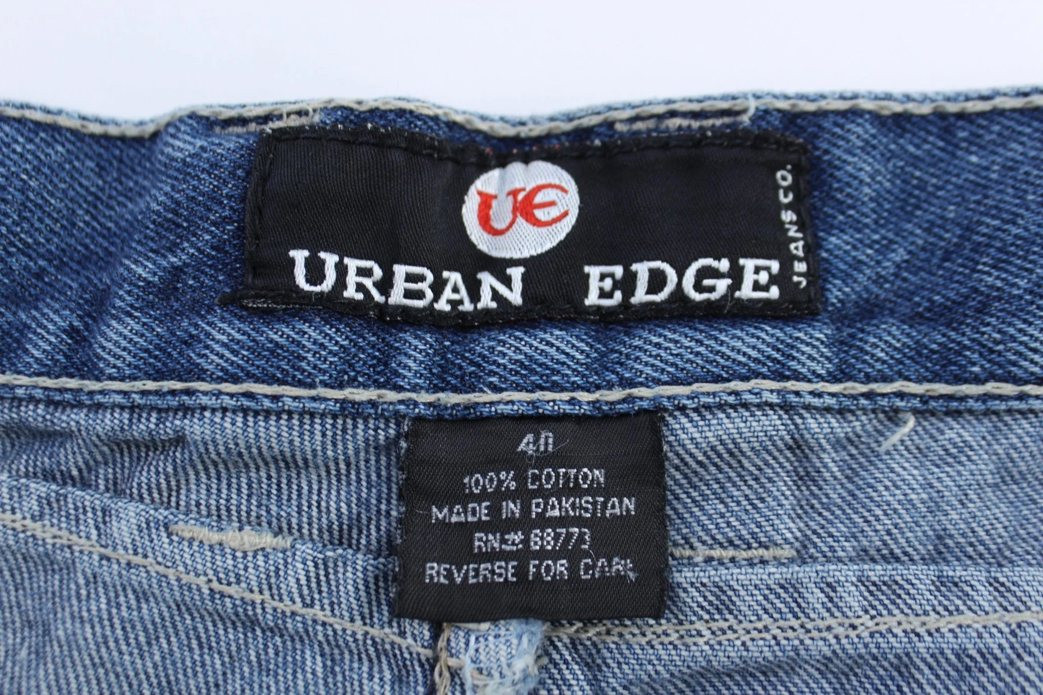 Y2K Urban Edge Dark Wash Denim Shorts - Image 4