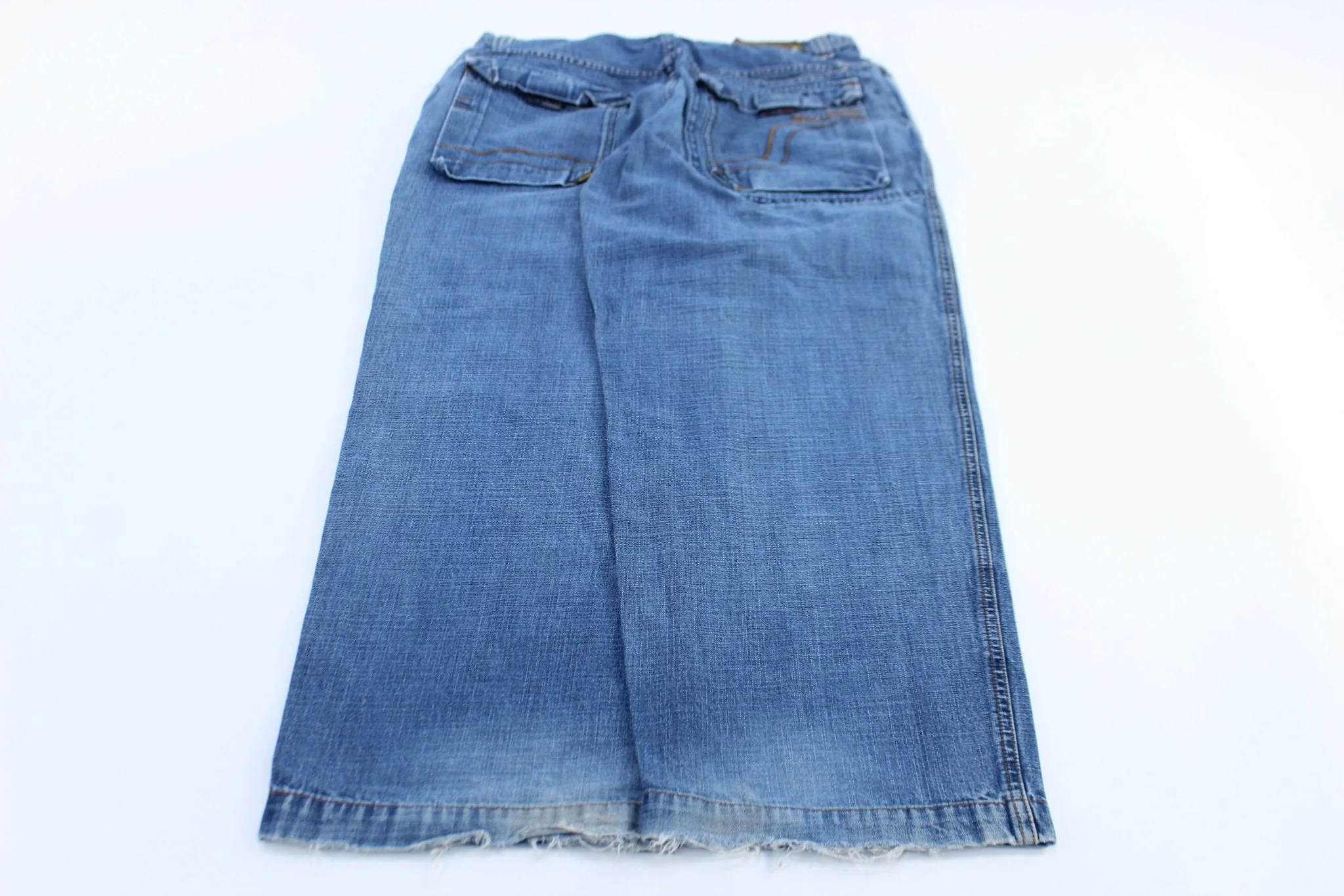 Y2K Urbanomiks JNCO Medium Wash Denim Jeans - Image 2