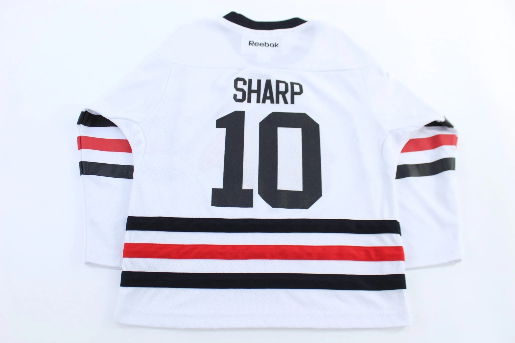 Youth 2015 Reebok Patrick Sharp Chicago Blackhawks Hockey Jersey - Image 2