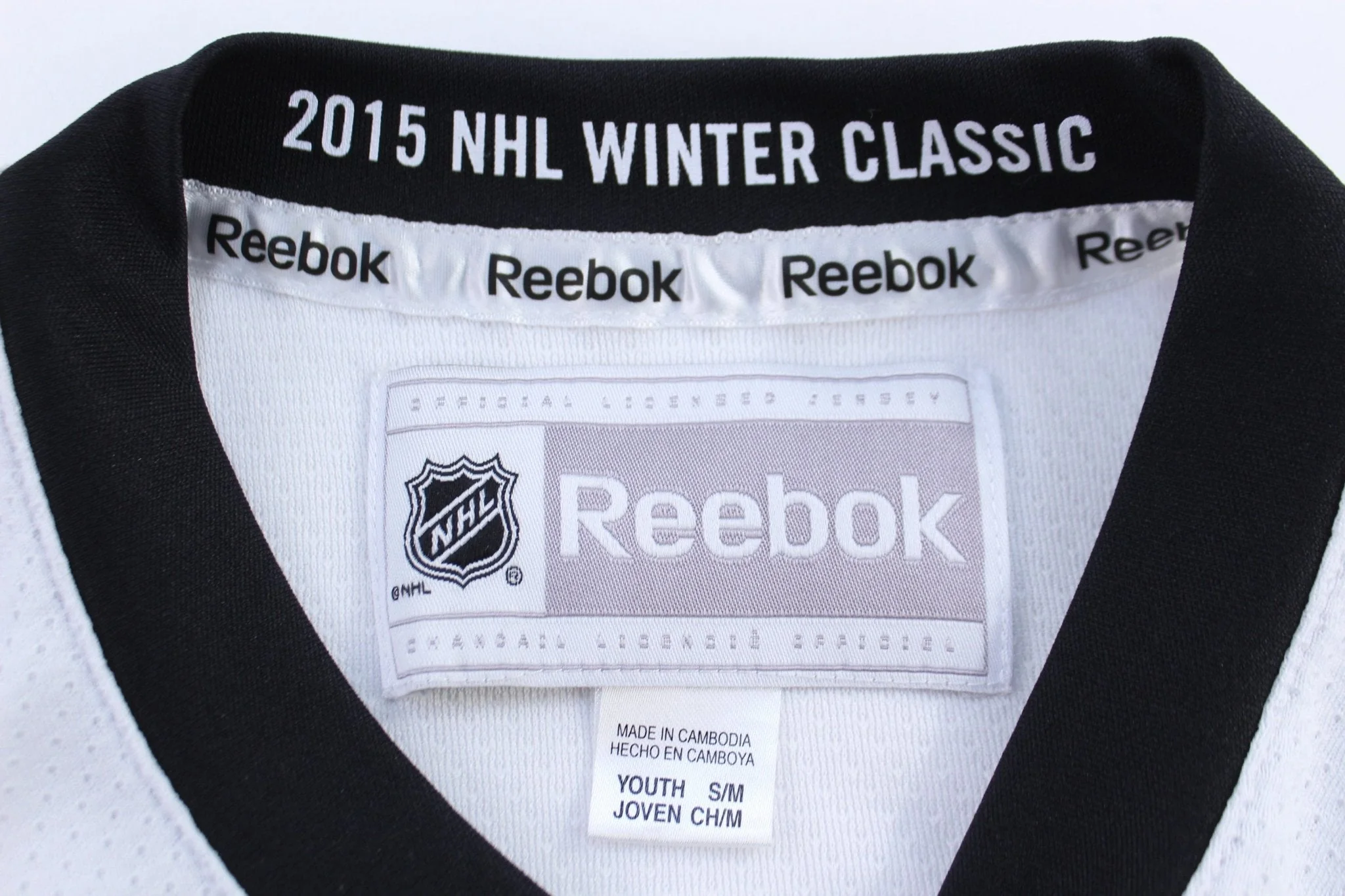 Youth 2015 Reebok Patrick Sharp Chicago Blackhawks Hockey Jersey - Image 3