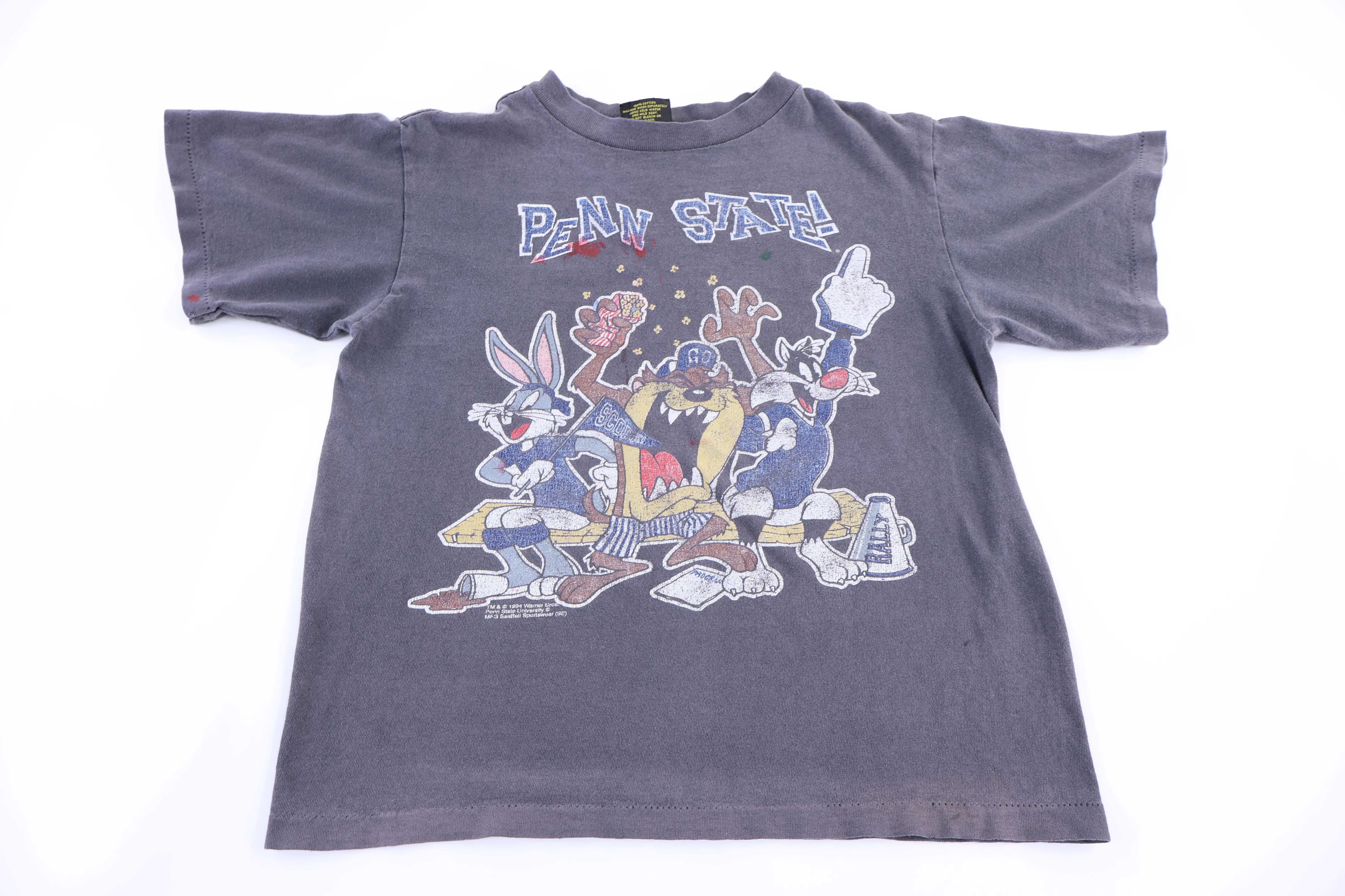 Youth 90's Looney Tunes Penn State University T-shirt