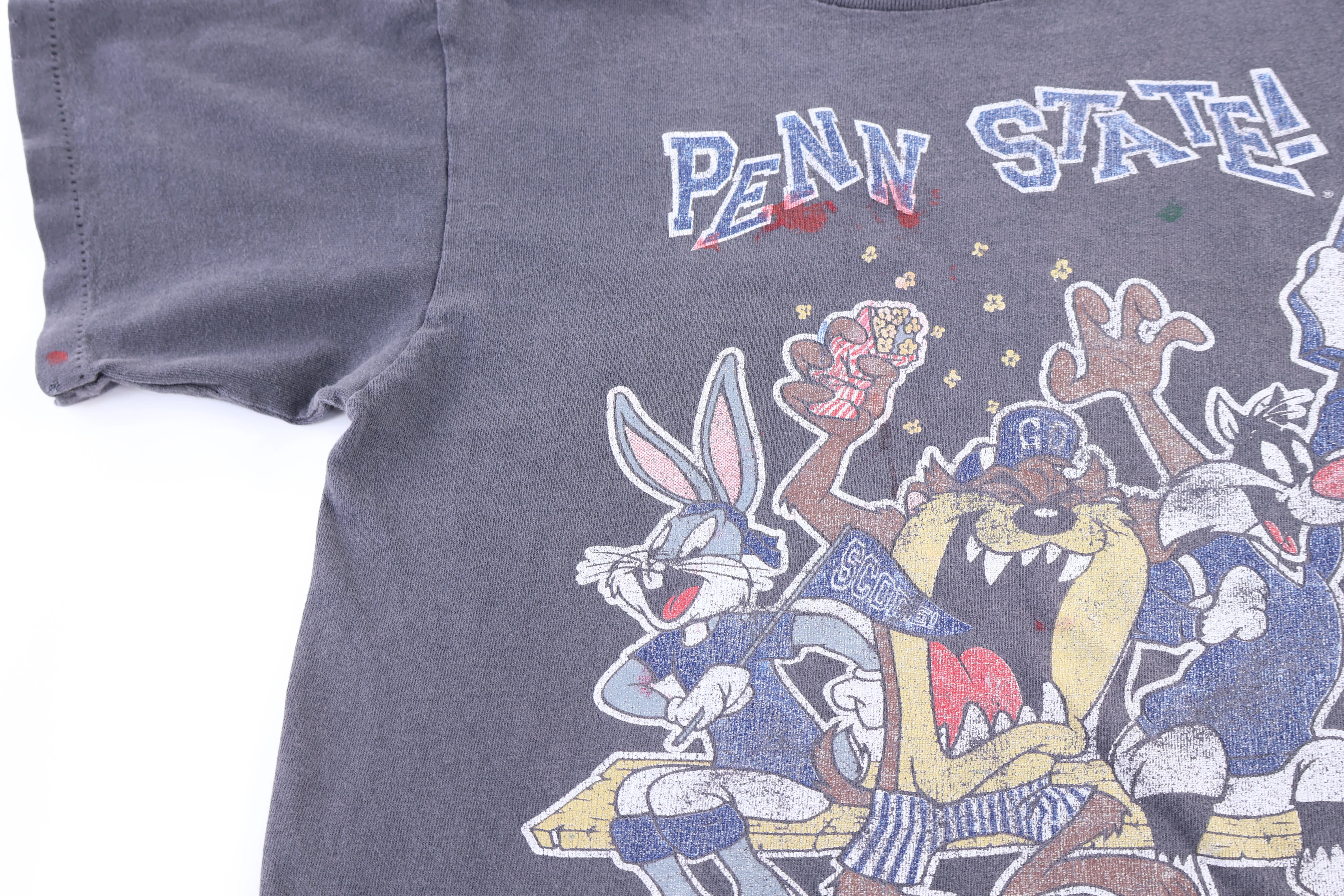 Youth 90's Looney Tunes Penn State University T-shirt - Image 3