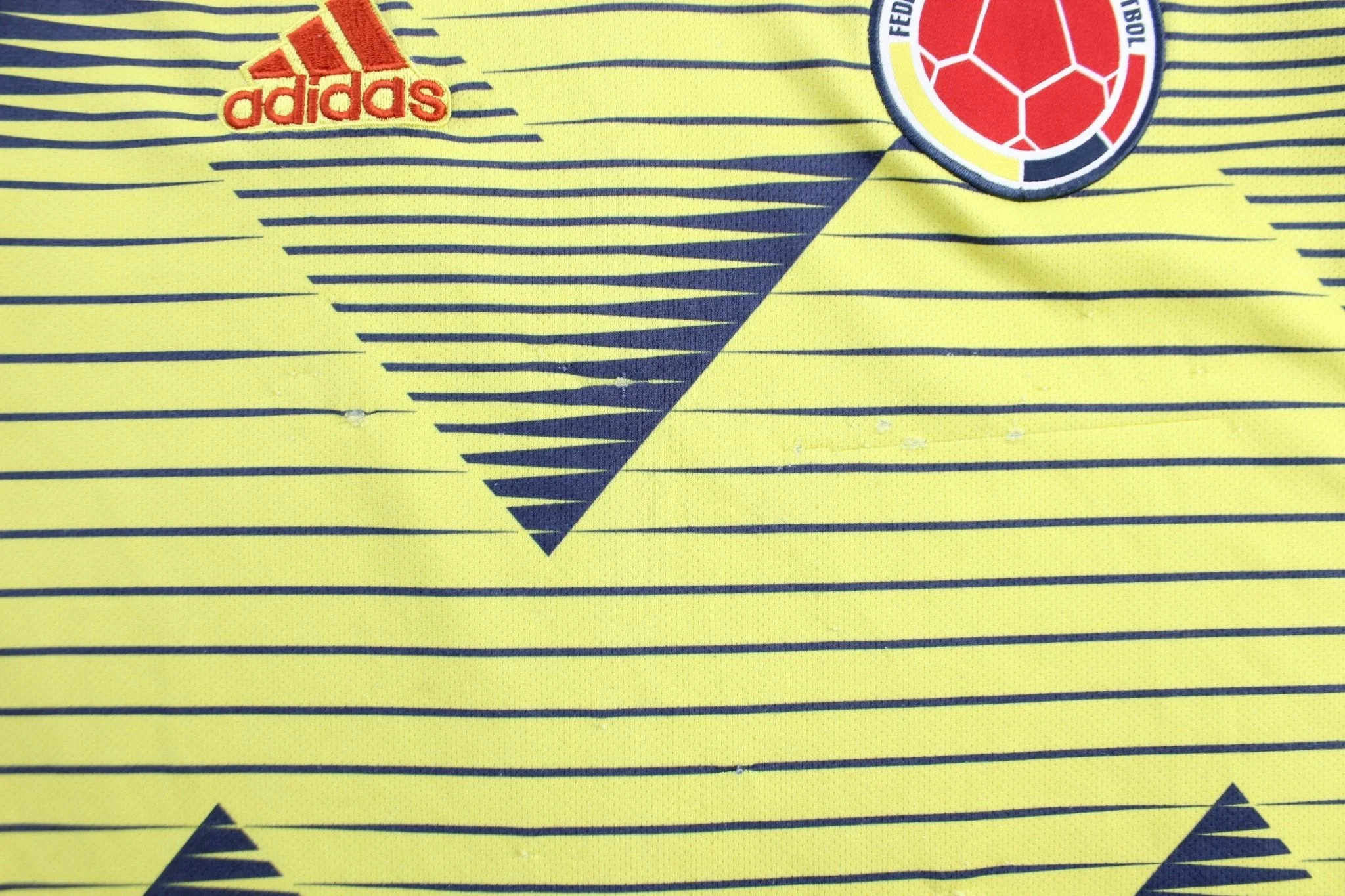 Youth Adidas Embroidered Logo Columbia Soccer Jersey - Image 3