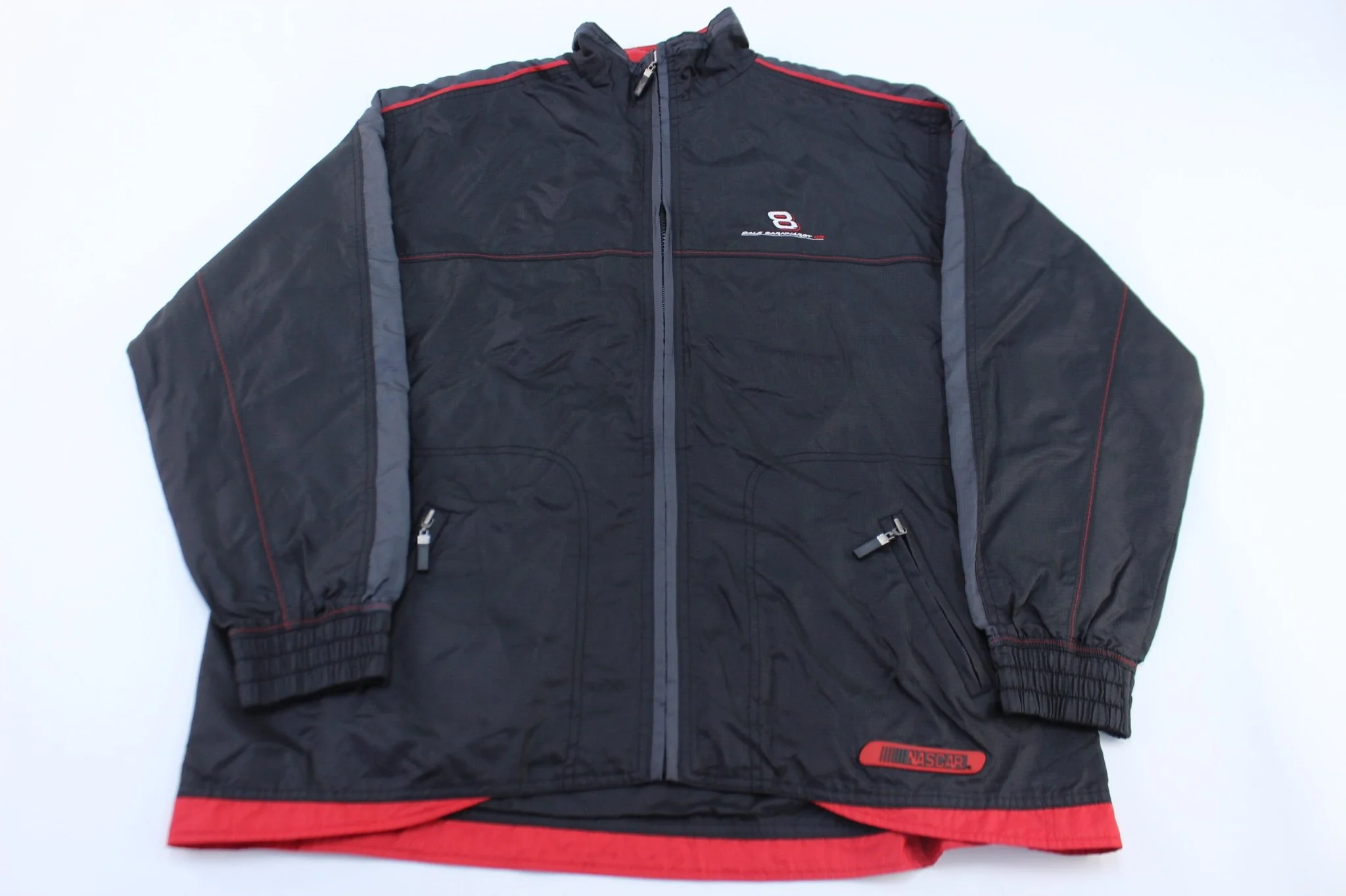 Youth Chase Authentics Embroidered Dale Earnhardt Jr Zip Up Jacket