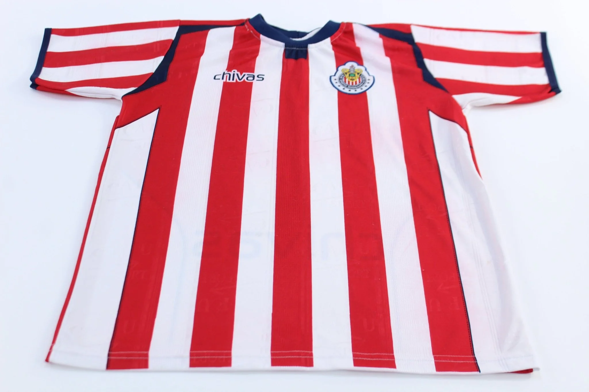 Youth Club Deportivo Guadalajara Striped Soccer Jersey