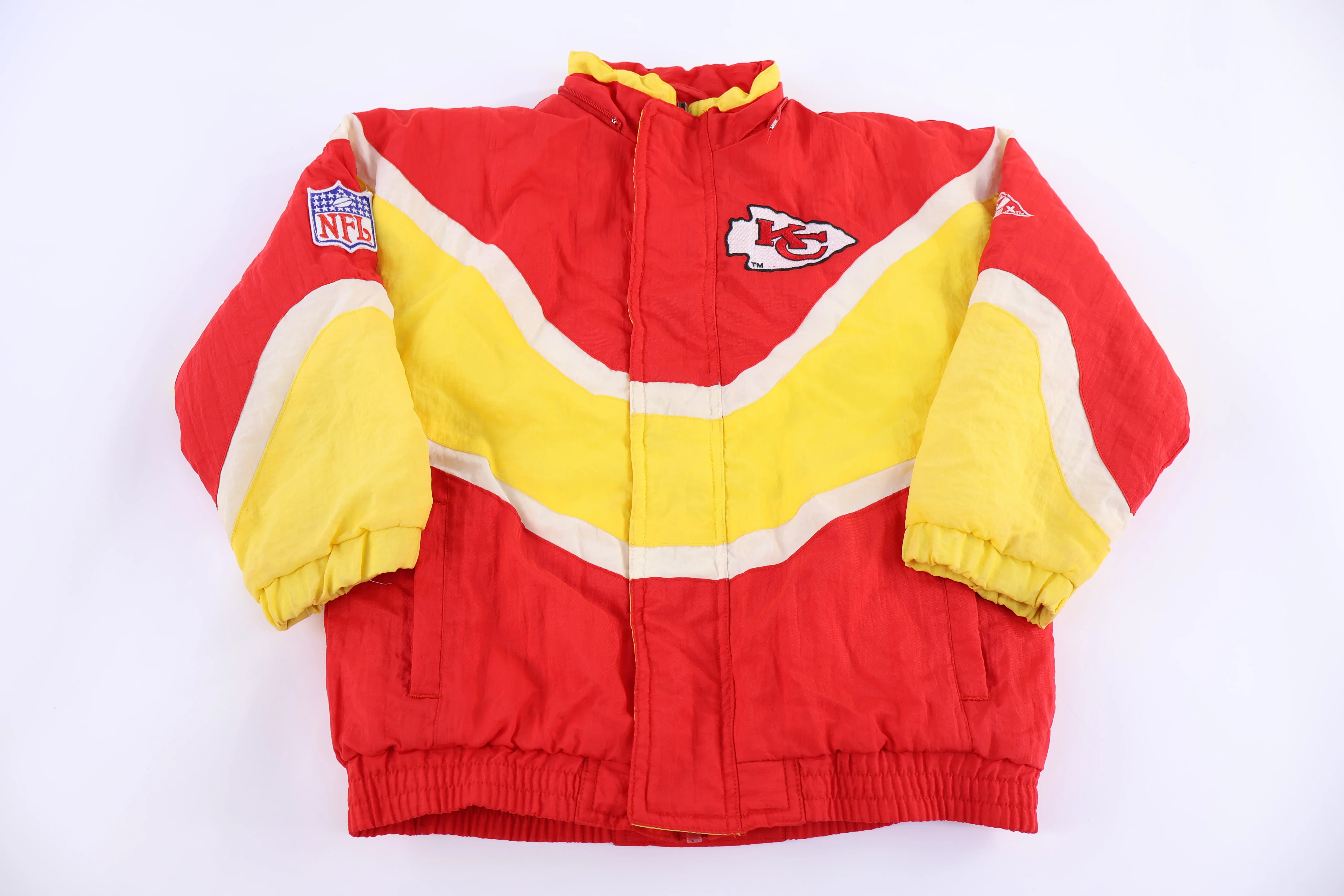 Youth Kansas City Chiefs Full Zip Puffer Jacket