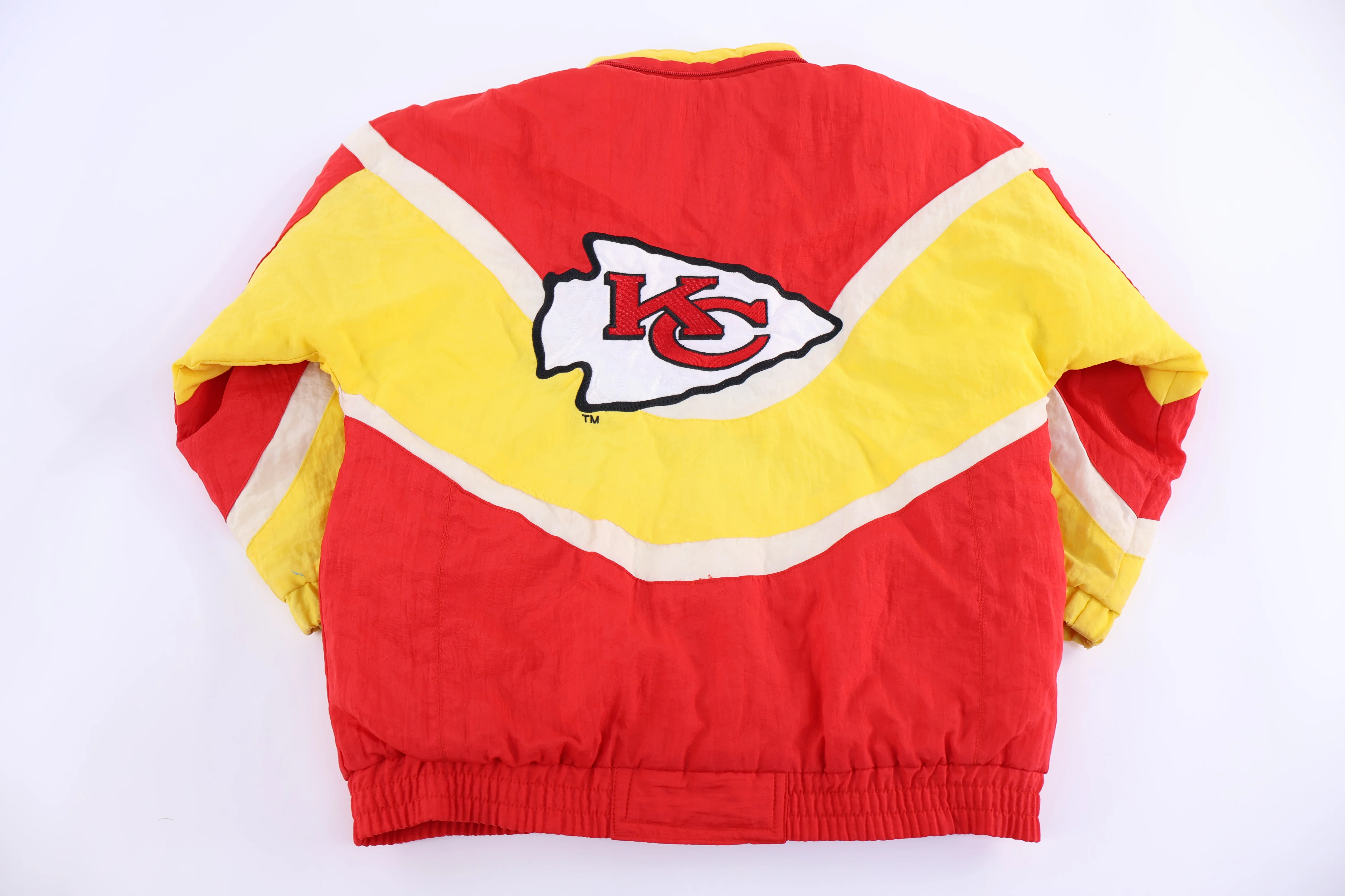 Youth Kansas City Chiefs Full Zip Puffer Jacket - Image 2