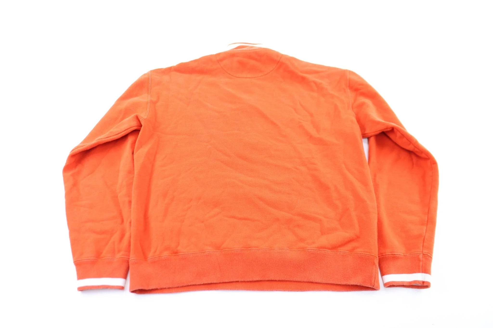 Youth Polo by Ralph Lauren Embroidered Logo Orange & White Zip Up Jacket - Image 2