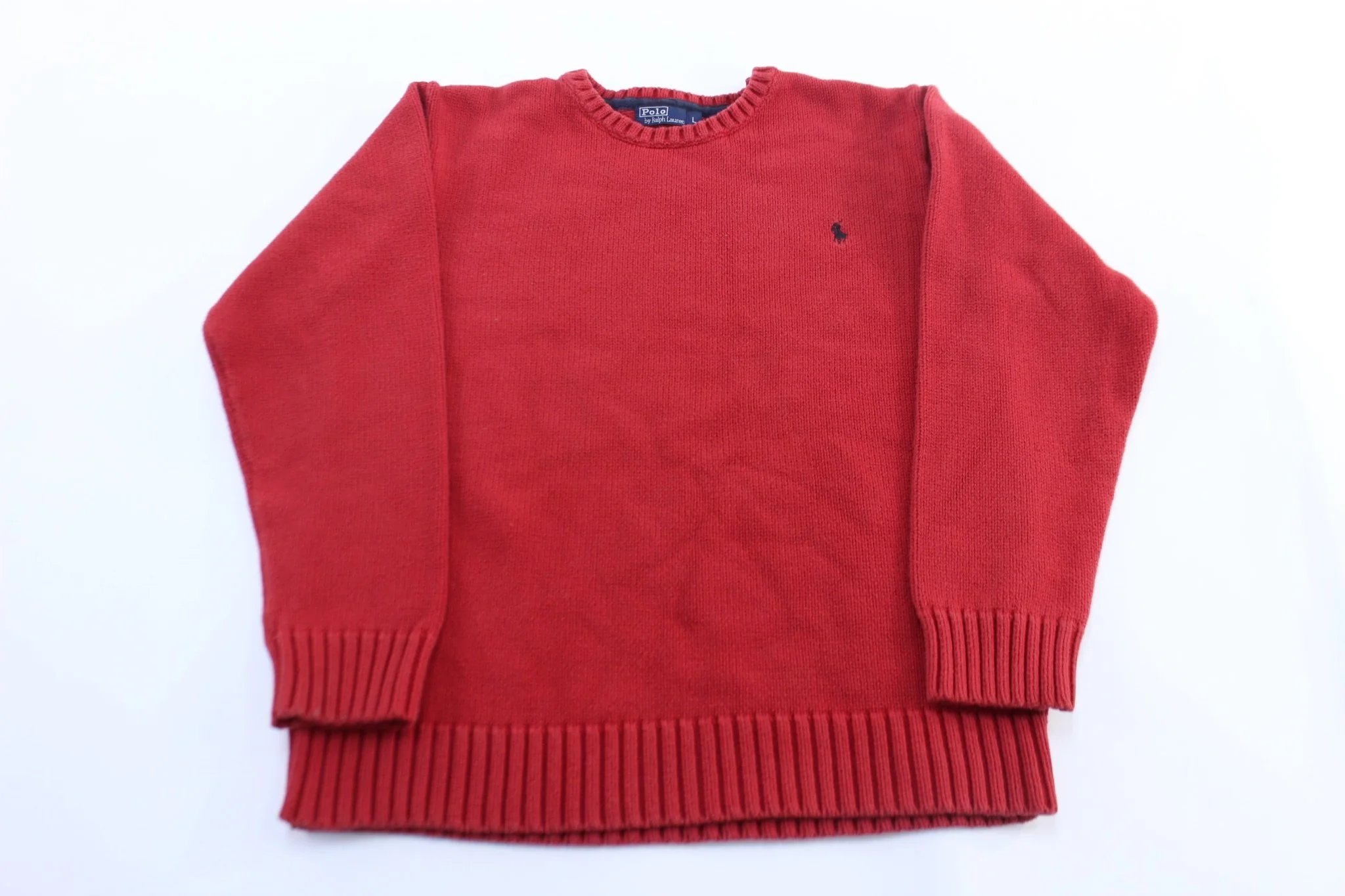 Youth Polo by Ralph Lauren Red Knit Sweater