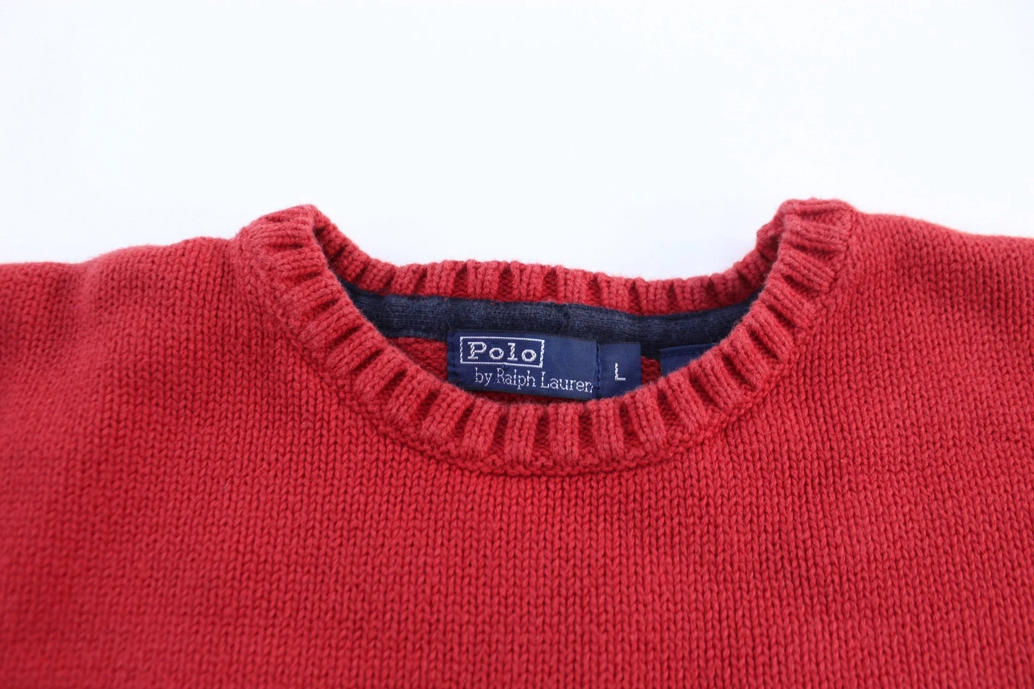 Youth Polo by Ralph Lauren Red Knit Sweater - Image 3