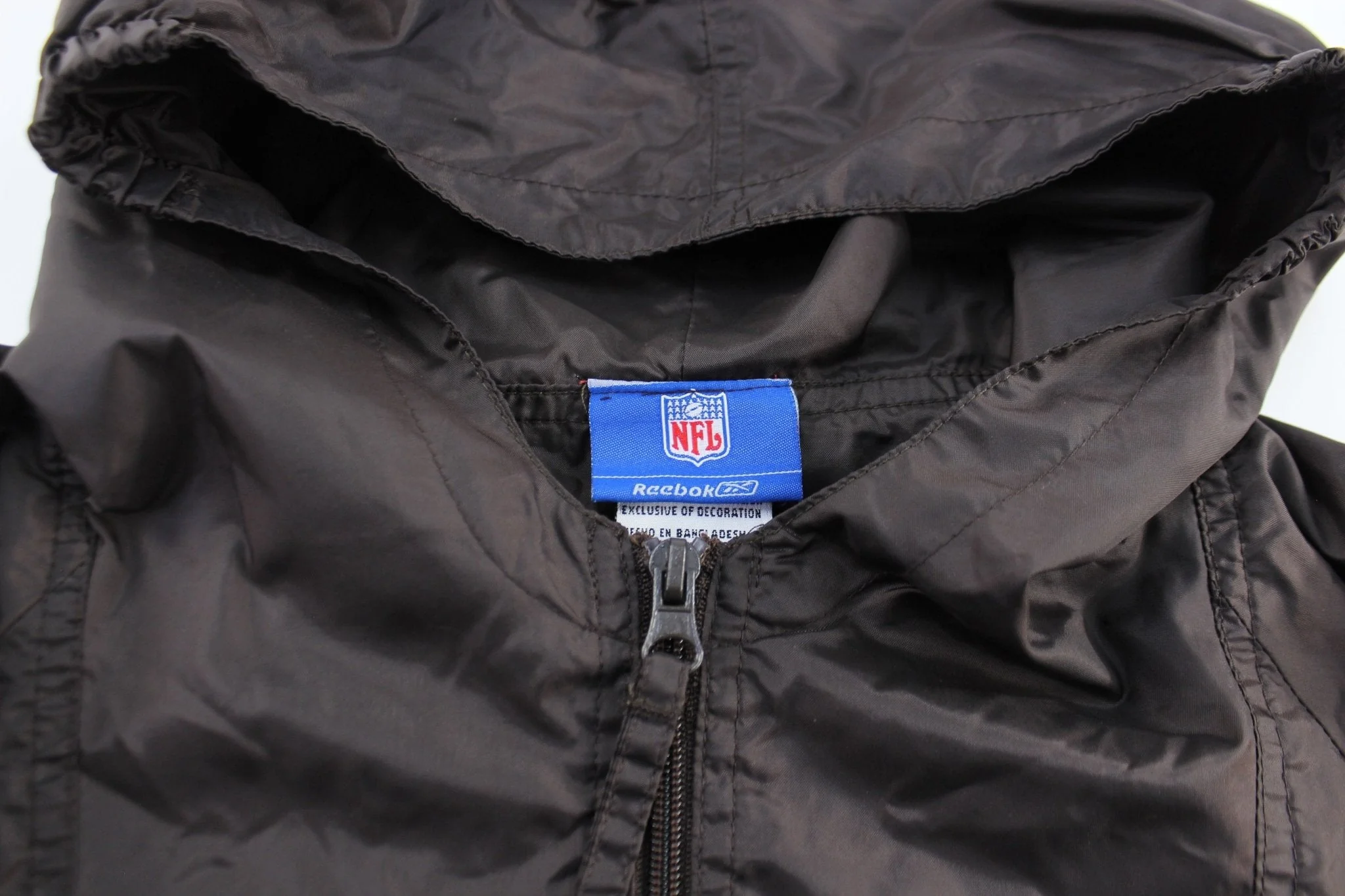 Youth Reebok Embroidered Cleveland Browns Pullover Jacket - Image 3