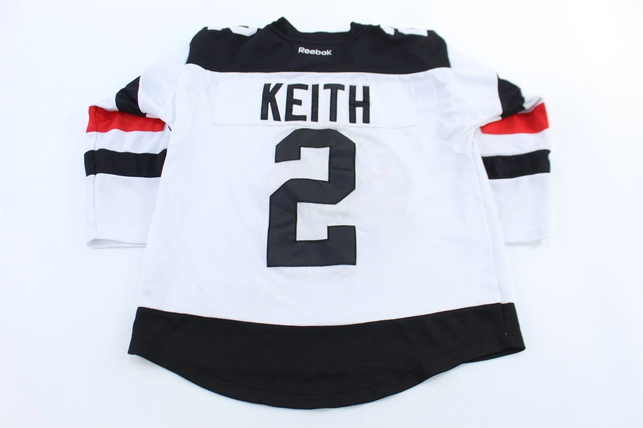 Youth Vintage Duncan Keith Chicago Blackhawks Hockey Jersey - Image 2