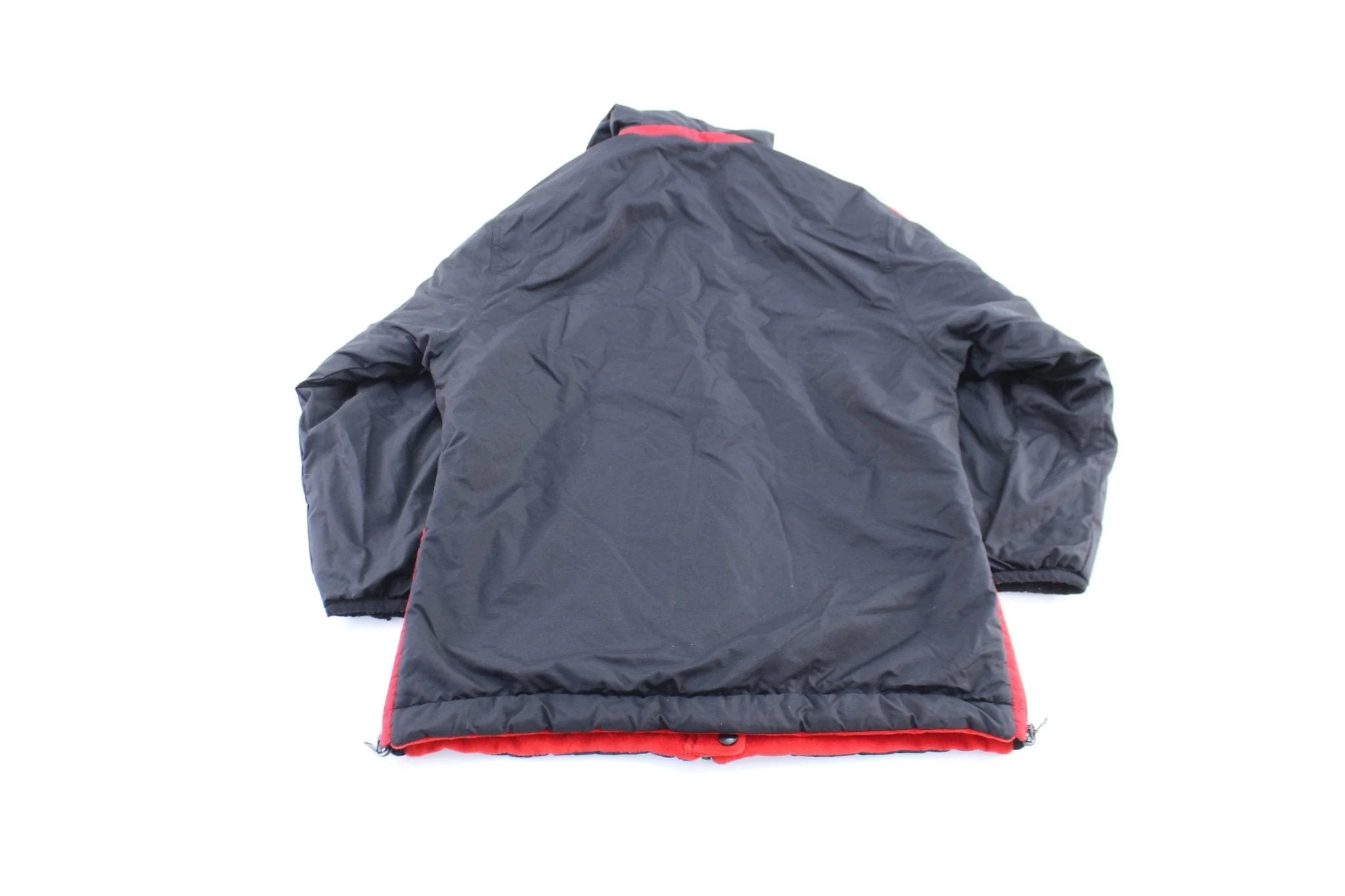 Youth Y2K Nike Embroidered Logo Black & Red Reversible Jacket - Image 2