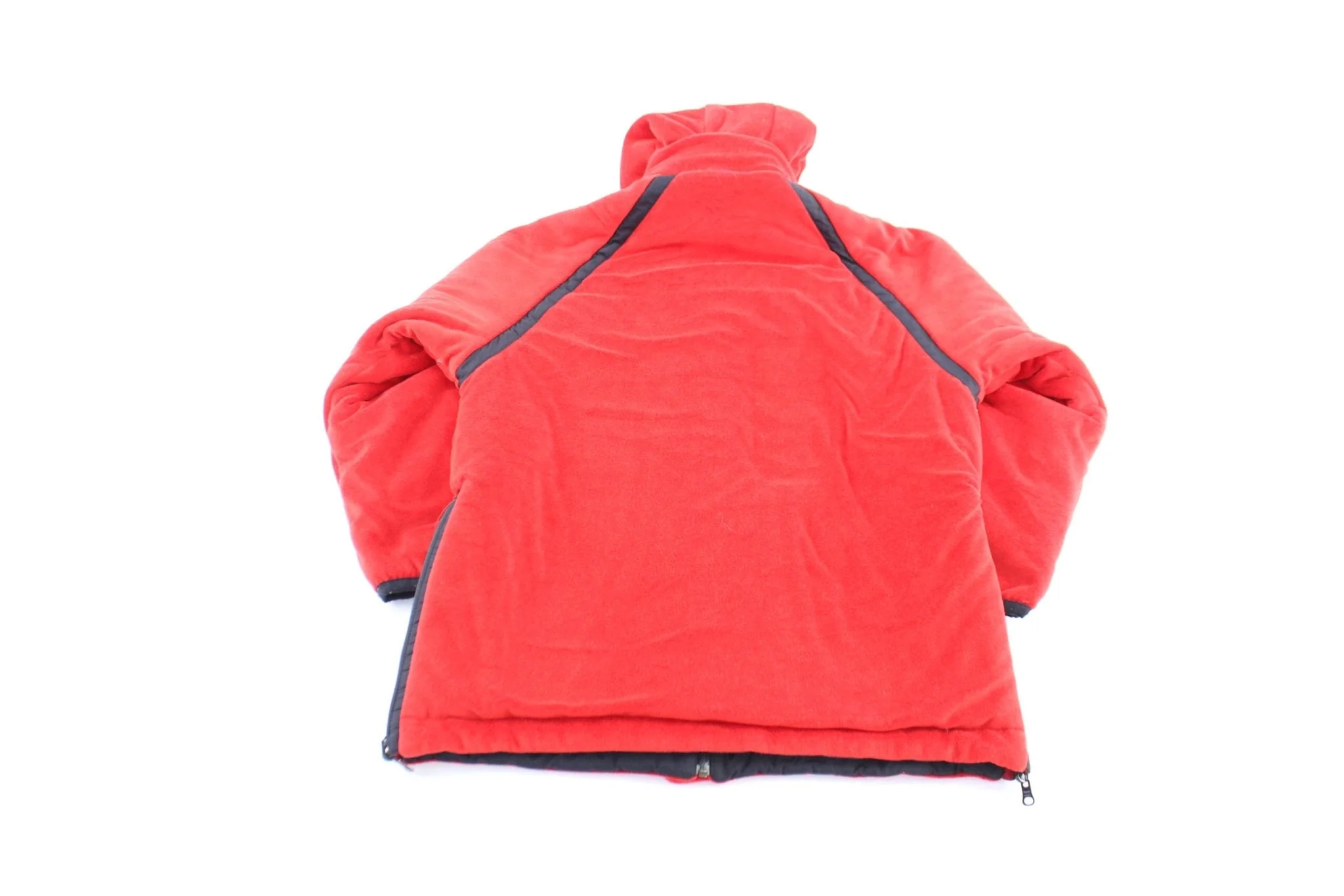 Youth Y2K Nike Embroidered Logo Black & Red Reversible Jacket - Image 4