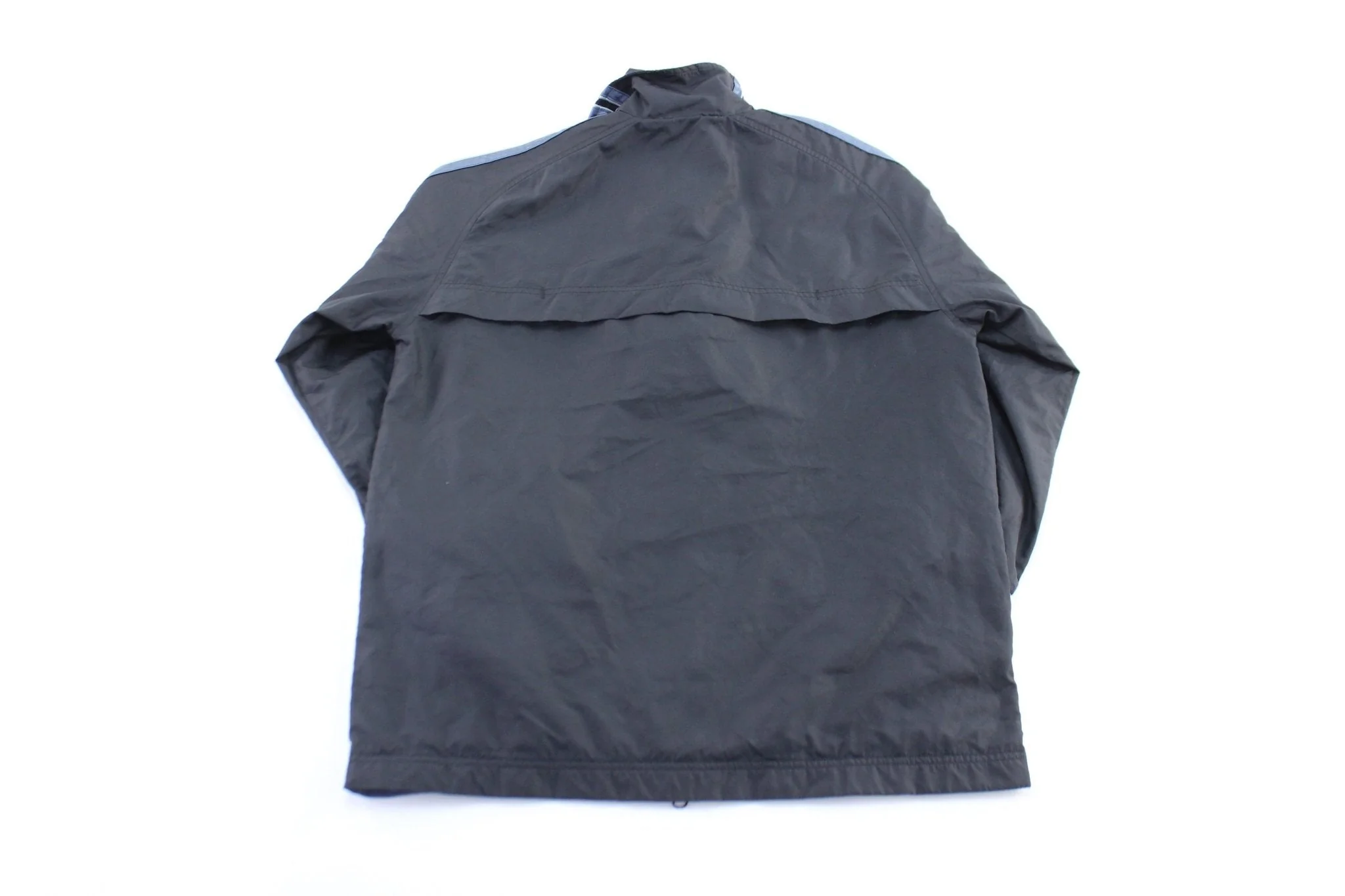 Woman’s Y2K Nike Embroidered Logo Blue & Black Zip Up Jacket - Image 2
